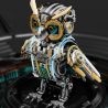 Beautiful and 13094 Mechanical Cyber Owl Xếp hình lắp ráp ghép mô hình Cú cơ khí