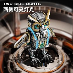 Beautiful and 13094 Mechanical Cyber Owl Xếp hình lắp ráp ghép mô hình Cú cơ khí