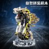 Beautiful and 13095 Mechanical Cyber Cobra Xếp hình lắp ráp ghép mô hình Rắn hổ mang chúa cơ khí