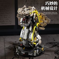 Beautiful and 13095 Mechanical Cyber Cobra Xếp hình lắp ráp ghép mô hình Rắn hổ mang chúa cơ khí
