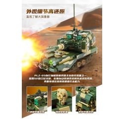 Keeppley 23207 Xếp hình lắp ráp ghép mô hình Vũ khí quan trọng nhất của một cường quốc: Pháo tự hành PLZ-05 Land War God 1:43