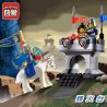 Enlighten 1015 Qman 1015 non  GIÁM SÁT TRÊN TƯỜNG THÀNH bộ đồ chơi xếp lắp ráp ghép mô hình Medieval Castle CASTLE KNIGHTS Chiến Tranh Trung Cổ 77 khối
