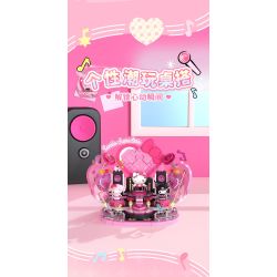 AREA-X AB0091 Xếp hình lắp ráp ghép mô hình Gia đình Sanrio: Người yêu tỏa sáng trên sân khấu