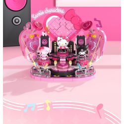 AREA-X AB0091 Xếp hình lắp ráp ghép mô hình Gia đình Sanrio: Người yêu tỏa sáng trên sân khấu