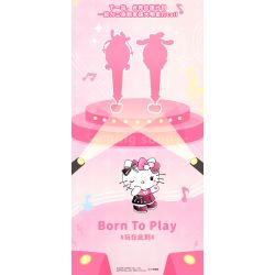 AREA-X AB0091 Xếp hình lắp ráp ghép mô hình Gia đình Sanrio: Người yêu tỏa sáng trên sân khấu