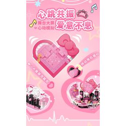 AREA-X AB0091 Xếp hình lắp ráp ghép mô hình Gia đình Sanrio: Người yêu tỏa sáng trên sân khấu