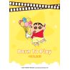 AREA-X AB0173 Xếp hình lắp ráp ghép mô hình Crayon Shin-chan: 8 loại mặt dây chuyền biểu diễn “mới” dễ thương