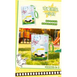 AREA-X AB0173 Xếp hình lắp ráp ghép mô hình Crayon Shin-chan: 8 loại mặt dây chuyền biểu diễn “mới” dễ thương