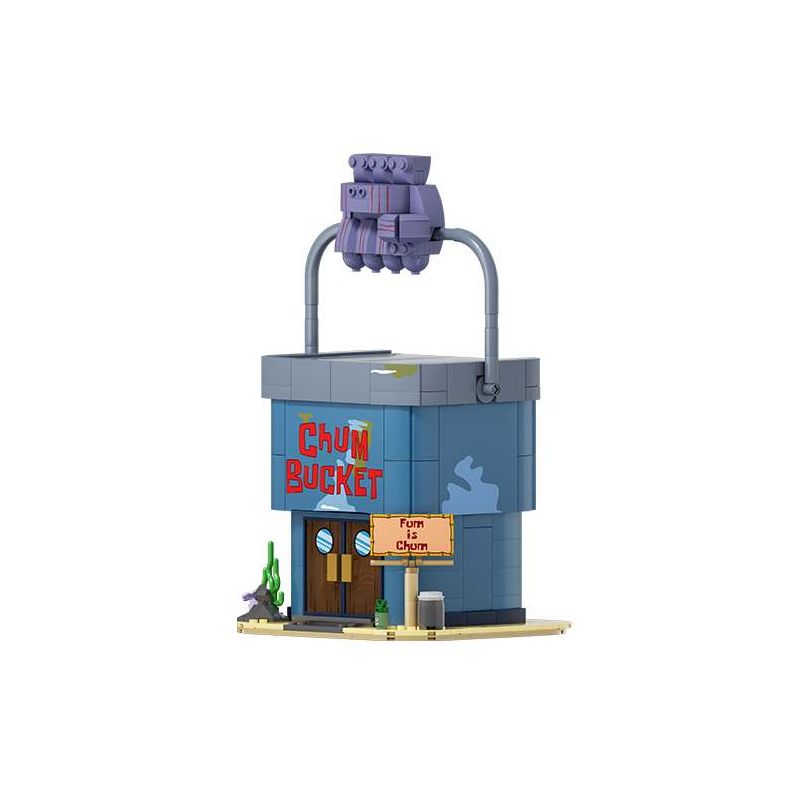 AREA-X AB0086 Xếp hình lắp ráp ghép mô hình SpongeBob SquarePants: Nhà hàng trên biển của ông chủ