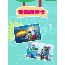 AREA-X AB0086 Xếp hình lắp ráp ghép mô hình SpongeBob SquarePants: Nhà hàng trên biển của ông chủ