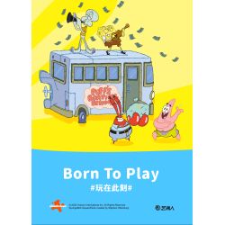 AREA-X AB0087 Xếp hình lắp ráp ghép mô hình SpongeBob SquarePants: Trường dạy lái xe Beechburg