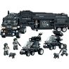 WOMA C0552 0552 Xếp hình kiểu  SWAT SPECIAL FORCE SWAT Truck With Mini Figures Xe Tải Chuyên Chở Lực Lượng Đặc Nhiệm 1492 khối