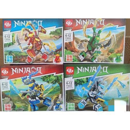 Henson F9004 Xếp hình lắp ráp ghép mô hình Ninja tập hợp Quad