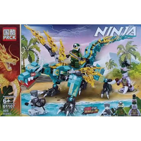 PRCK 61107 Xếp hình lắp ráp ghép mô hình Rồng điện xanh