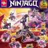 Henson F9002 Samurai series Xếp hình lắp ráp ghép mô hình Dragon Ninja 8 trong 1 Crystal Beast