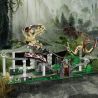 Xbert 66134 Dinosaur Roller Coaster Xếp hình lắp ráp ghép mô hình Tàu lượn siêu tốc