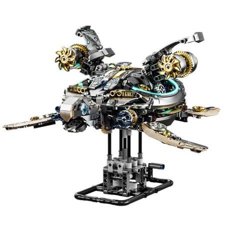 Beautiful and 13097 Xếp hình lắp ráp ghép mô hình Rùa cơ khí