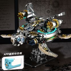 Beautiful and 13097 Xếp hình lắp ráp ghép mô hình Rùa cơ khí