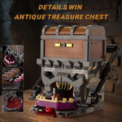 Xbert 66188 Mysterious Treasure Chest Xếp hình lắp ráp ghép mô hình Rương kho báu bí ẩn