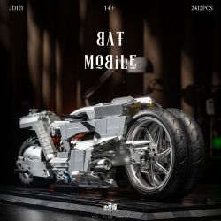 small angle JD121 Bat Mobile Xếp hình lắp ráp ghép mô hình xe đạp dơi