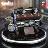 Free Tribe 36301 V12 DOHC ENGINE Xếp hình lắp ráp ghép mô hình Động cơ V12 DOHC