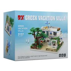 BY TOYS B57301 GREEK VACATION VILLA Xếp hình lắp ráp ghép mô hình Biệt thự nghỉ dưỡng Hy Lạp
