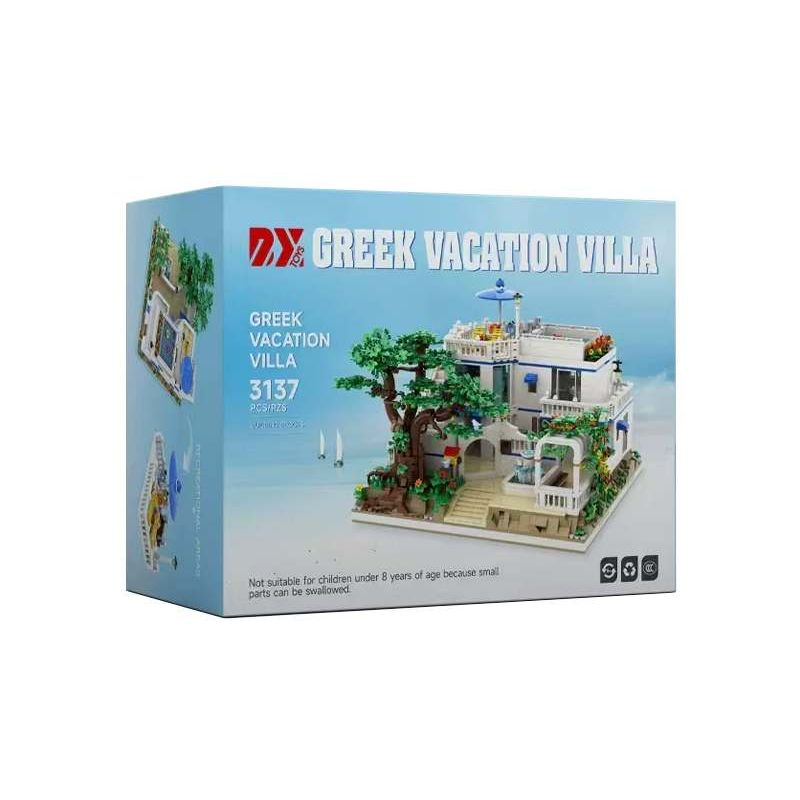 BY TOYS B57301 GREEK VACATION VILLA Xếp hình lắp ráp ghép mô hình Biệt thự nghỉ dưỡng Hy Lạp
