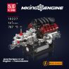 MouldKing 10227 GranTurismo S V8 Engine + Transmission Xếp hình lắp ráp ghép mô hình Động cơ Martha V8 + hộp số