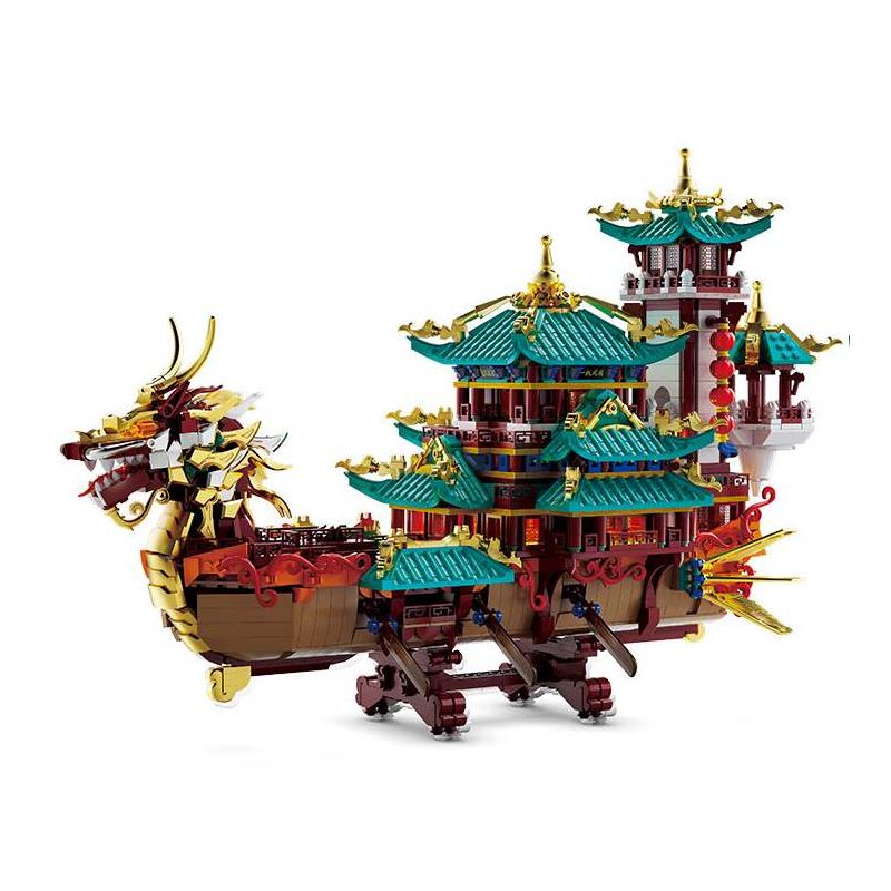 Xingya Premium 89140 Xếp hình lắp ráp ghép mô hình thuyền rồng