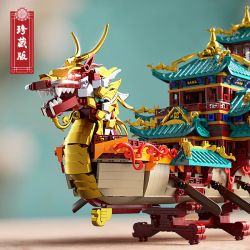 Xingya Premium 89140 Xếp hình lắp ráp ghép mô hình thuyền rồng