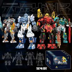 KAZI GBL BOZHI KY8144 Xếp hình lắp ráp ghép mô hình Lãnh chúa Yuan Ling 4 loại: Thẩm phán Starfall, Yuhun Yinglong, Chiruo Yandi, Hiệp sĩ dũng cảm