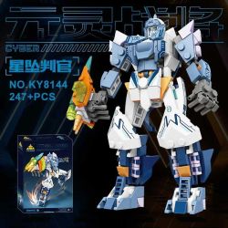 KAZI GBL BOZHI KY8144 Xếp hình lắp ráp ghép mô hình Lãnh chúa Yuan Ling 4 loại: Thẩm phán Starfall, Yuhun Yinglong, Chiruo Yandi, Hiệp sĩ dũng cảm