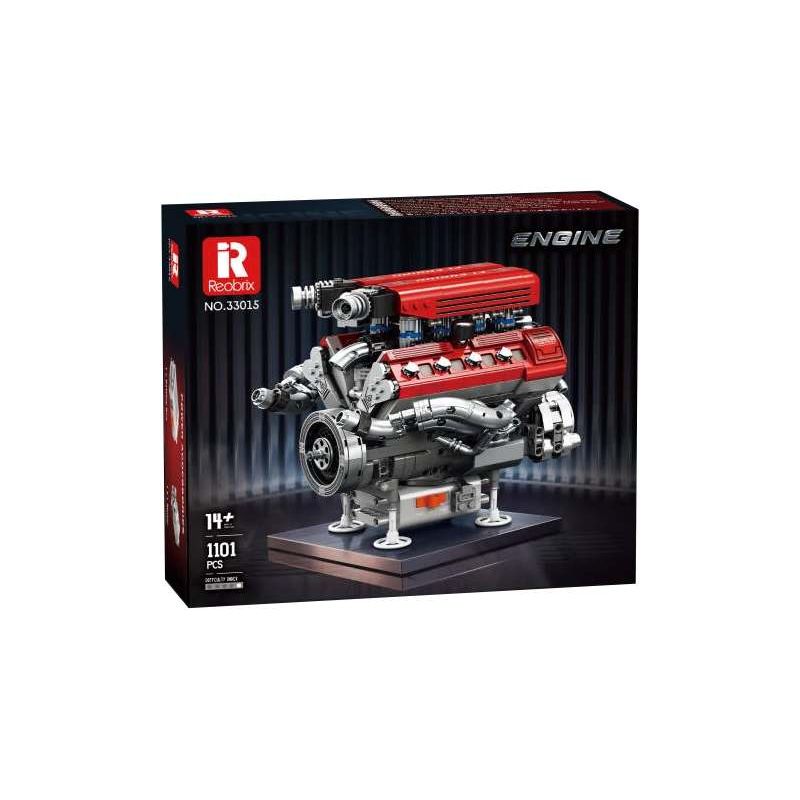 Reobrix 33015 Engine Xếp hình lắp ráp ghép mô hình động cơ công thức