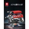 Reobrix 33015 Engine Xếp hình lắp ráp ghép mô hình động cơ công thức
