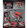 Reobrix 33015 Engine Xếp hình lắp ráp ghép mô hình động cơ công thức