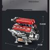 Reobrix 33015 Engine Xếp hình lắp ráp ghép mô hình động cơ công thức