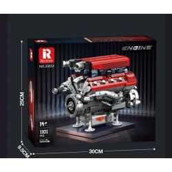 Reobrix 33015 Engine Xếp hình lắp ráp ghép mô hình động cơ công thức