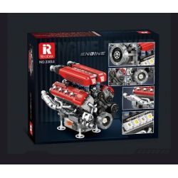 Reobrix 33015 Engine Xếp hình lắp ráp ghép mô hình động cơ công thức