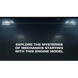 Reobrix 33015 Engine Xếp hình lắp ráp ghép mô hình động cơ công thức