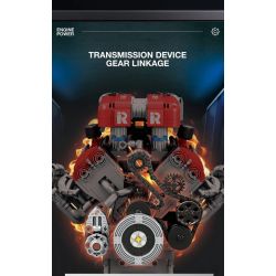 Reobrix 33015 Engine Xếp hình lắp ráp ghép mô hình động cơ công thức
