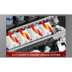 Reobrix 33015 Engine Xếp hình lắp ráp ghép mô hình động cơ công thức