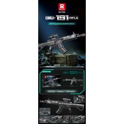 Reobrix 77024 QBU-191 Rifle Xếp hình lắp ráp ghép mô hình súng trường QBU 191