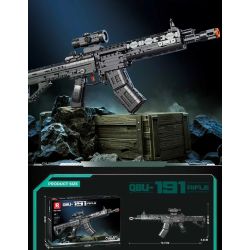 Reobrix 77024 QBU-191 Rifle Xếp hình lắp ráp ghép mô hình súng trường QBU 191