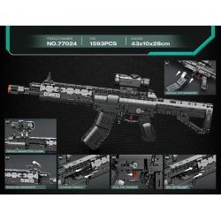 Reobrix 77024 QBU-191 Rifle Xếp hình lắp ráp ghép mô hình súng trường QBU 191