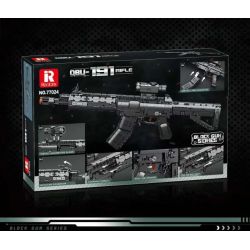 Reobrix 77024 QBU-191 Rifle Xếp hình lắp ráp ghép mô hình súng trường QBU 191
