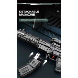 Reobrix 77024 QBU-191 Rifle Xếp hình lắp ráp ghép mô hình súng trường QBU 191