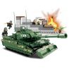 WOMA C0728 0728 Xếp hình kiểu  MILITARY ARMY Panther Main Battle Tank Xe Tăng 672 khối
