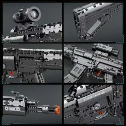 Reobrix 77024 QBU-191 Rifle Xếp hình lắp ráp ghép mô hình súng trường QBU 191