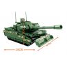 WOMA C0728 0728 Xếp hình kiểu  MILITARY ARMY Panther Main Battle Tank Xe Tăng 672 khối