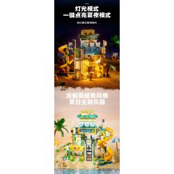 inbrixx 881411 Xếp hình lắp ráp ghép mô hình Gấu bông: Thiên đường ánh nắng